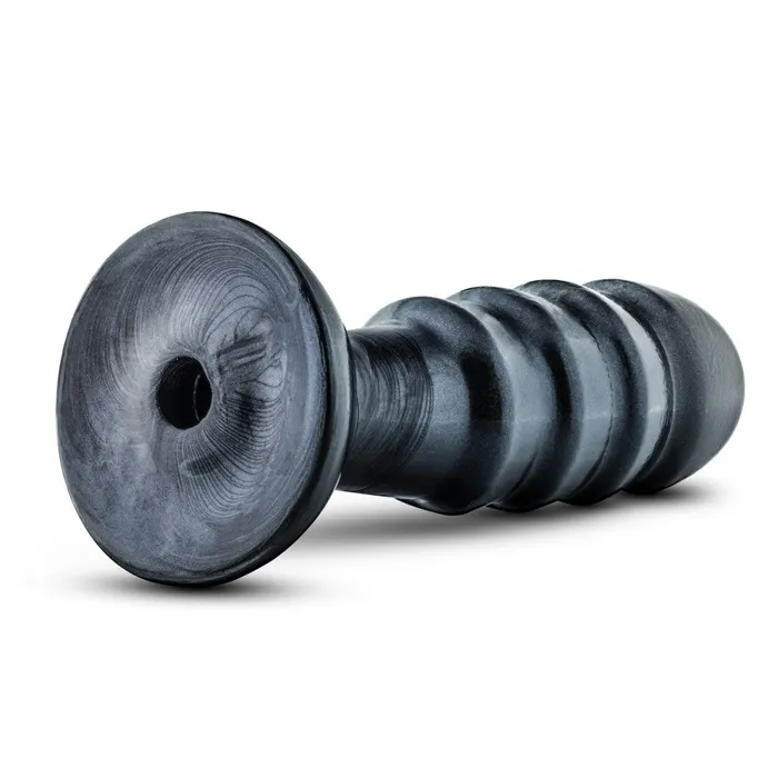 Jet By Blush Bruiser Carbon Metallic Black 75Inch Anal Plug With Suction Cup Base Blush Anal