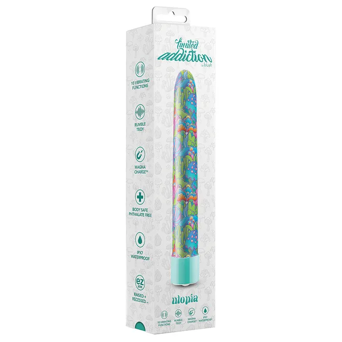 Limited Addiction Rechargeable VibeUtopia 7 BLUSH Vibrators