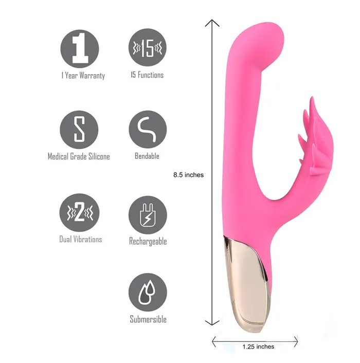 Maia Toys Mau Rechargeable Silicone Poseable 420 Rabbit Style Vibrator Female Sex Toys Maia Toys Mau Rechargeable Silicone Poseable 420 Rabbit Style Vibrator Female Sex Toys