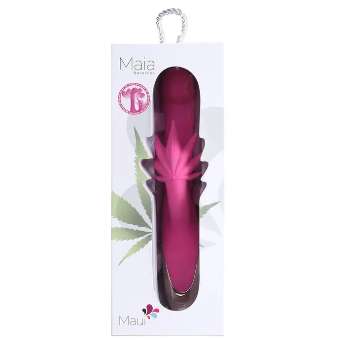 Maia Toys Mau Rechargeable Silicone Poseable 420 Rabbit Style Vibrator Female Sex Toys