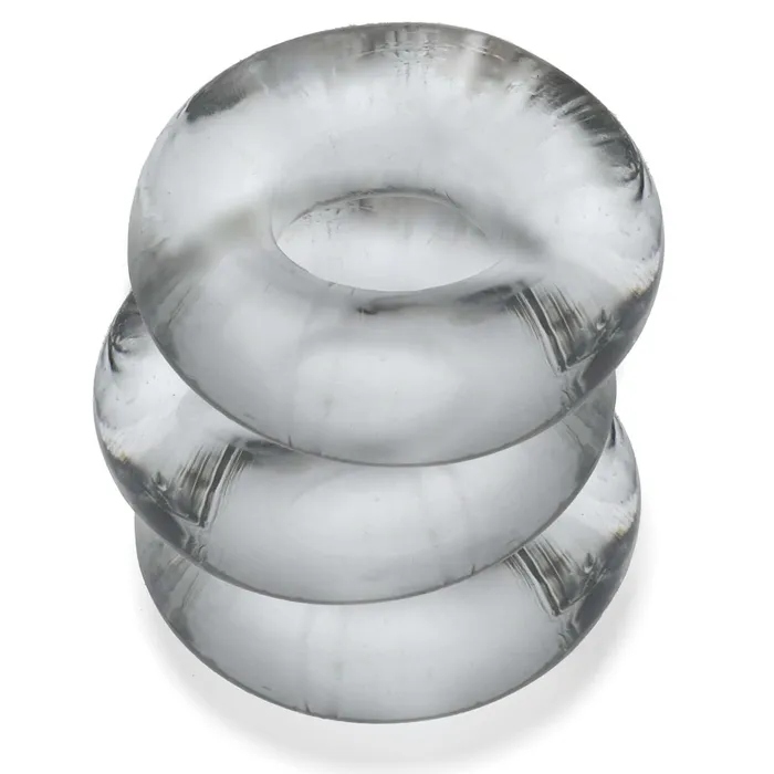Male Sex Toys OXBALLS Maximize Pleasure with Oxballs Fat Willy 3 Pack Clear Grip and Stretch in Style