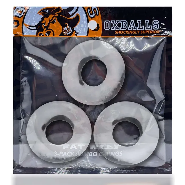 Male Sex Toys OXBALLS Maximize Pleasure with Oxballs Fat Willy 3 Pack Clear Grip and Stretch in Style