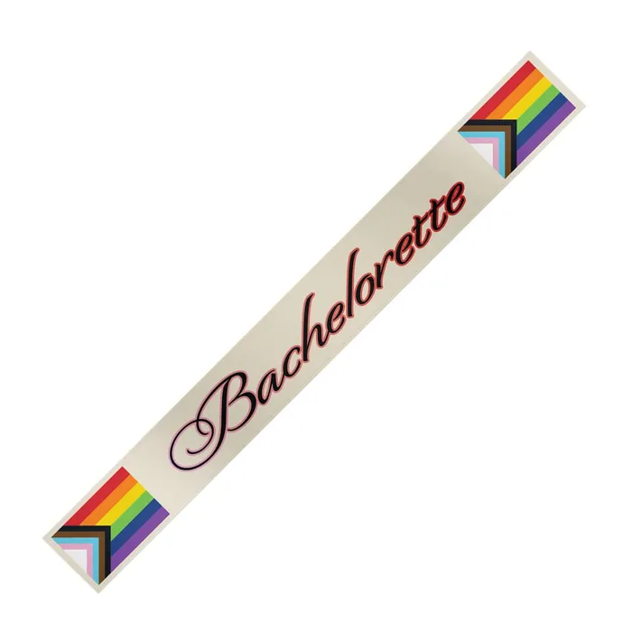Male Sex Toys Progress Bachelorette Sash by Kheper Games Celebrate with Pride Kheper Games