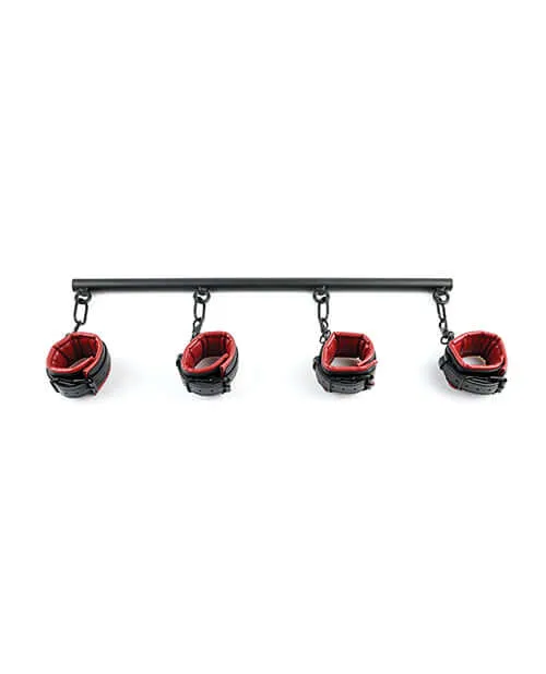Male Sex Toys Sport Sheets Saffron Spreader Bar and Cuff Set Adjustable Faux Leather Cuffs with Swivel Snap Clips Male Sex Toys Sport Sheets Saffron Spreader Bar and Cuff Set Adjustable Faux Leather Cuffs with Swivel Snap Clips