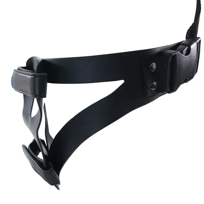 Master Series Thunder Strap Wand Thigh Harness XR Brands Female Sex Toys
