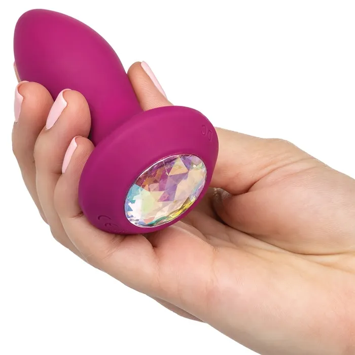 Power Gem Vibrating Petite Crystal ProbePurple CAL EXOTICS Anal