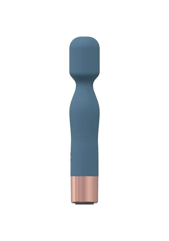 SHOTS AMERICA Vibrators Shots Toys Loveline Glamour Mini Wand Blue Quiet and Powerful Clitoral GSpot Stimulator SHOTS AMERICA Vibrators Shots Toys Loveline Glamour Mini Wand Blue Quiet and Powerful Clitoral GSpot Stimulator