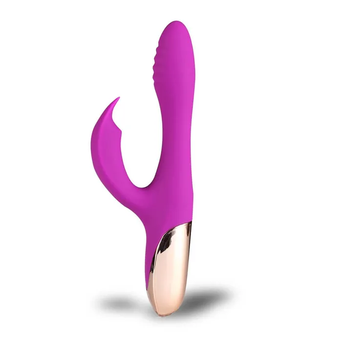 Skyler Rechargeable Silicone Bendable Rabbit Vibrator Purple Maia Toys Vibrators