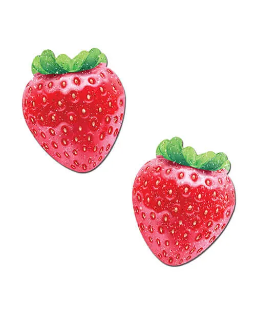 Vibrators Pastease Pastease Brands Strawberry Sparkly Red and Juicy Berry Pasties Vibrators Pastease Pastease Brands Strawberry Sparkly Red and Juicy Berry Pasties