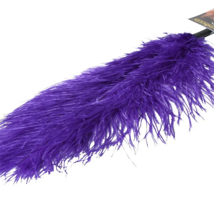 Vibrators Sport Sheets Ostrich Feather Tickler Purple