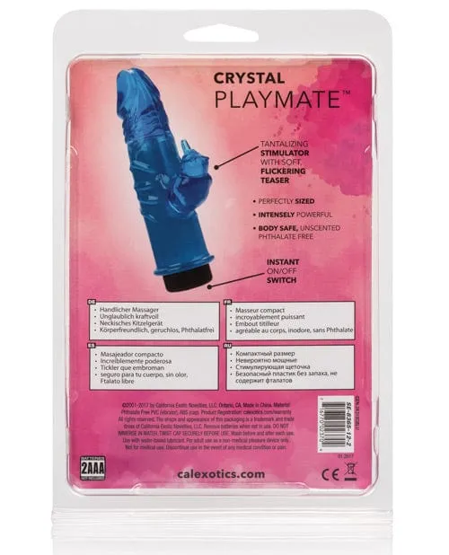 3 Crystal Playmate Blue CalExotics Vibrators 3 Crystal Playmate Blue CalExotics Vibrators