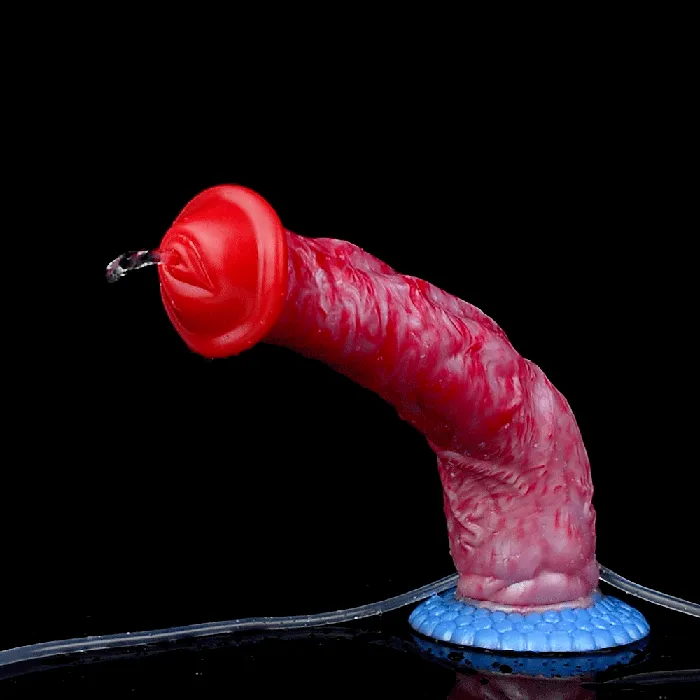 5256 Silicone inflatable Dog Dildo Squeeze Squirting Adult toys FAAK Dildos 5256 Silicone inflatable Dog Dildo Squeeze Squirting Adult toys FAAK Dildos