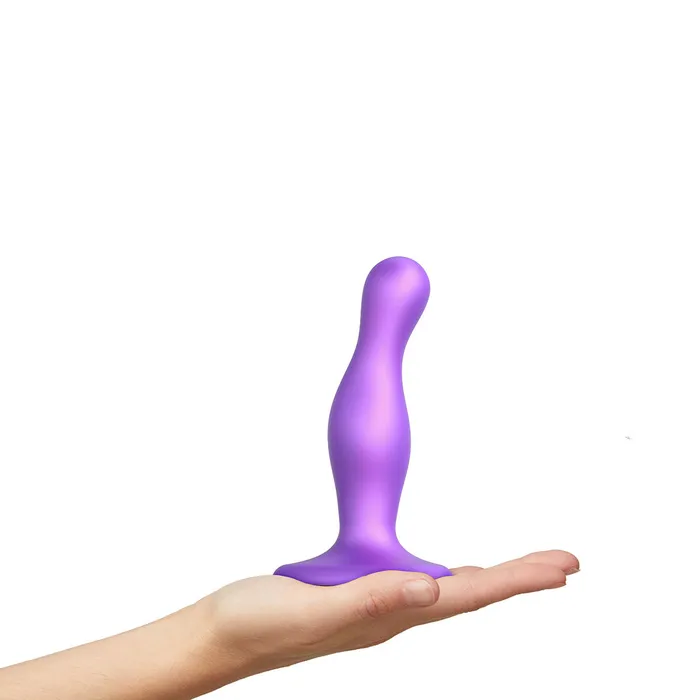 Anal StrapOnMe StrapOnMe Curvy Plug Dil Metallic Purple