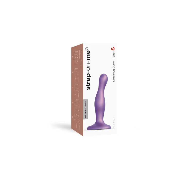 Anal StrapOnMe StrapOnMe Curvy Plug Dil Metallic Purple