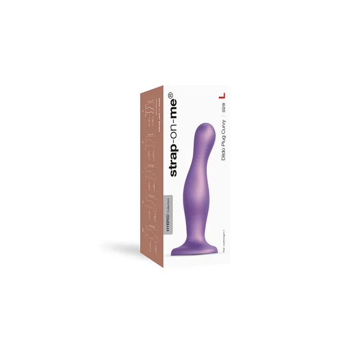 Anal StrapOnMe StrapOnMe Curvy Plug Dil Metallic Purple