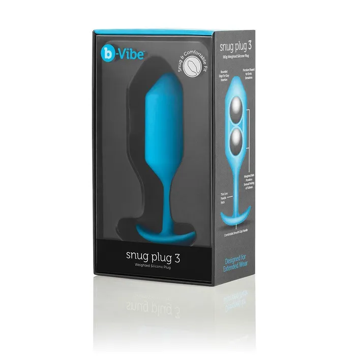 BVibe Anal BVibe Snug Plug 3 Large Teal