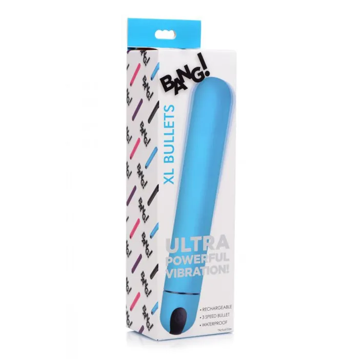 Bang XL Bullet Vibrator Blue XR Brands Bang Vibrators