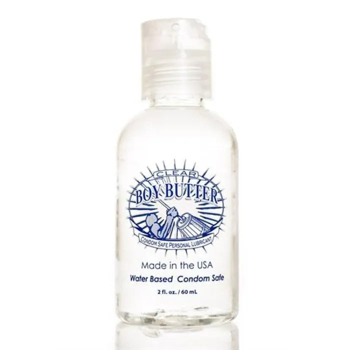 Boy Butter Clear H2O 2 Oz Boy Butter Dildos