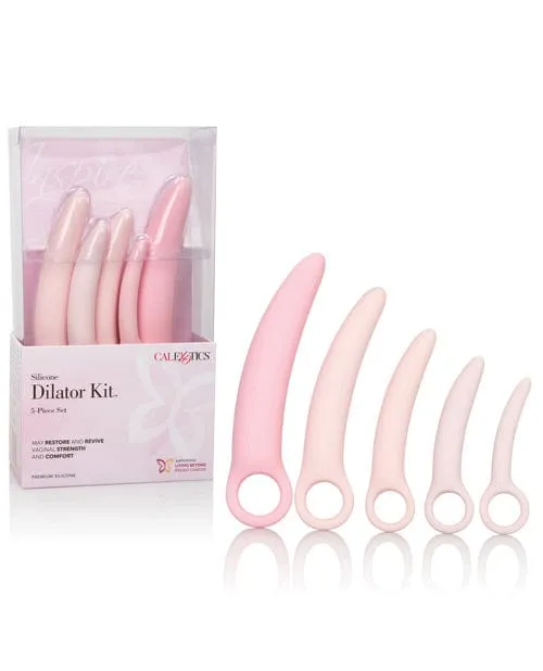 CalExotics Anal Inspire Silicone Dilator 5 Piece Set Pink