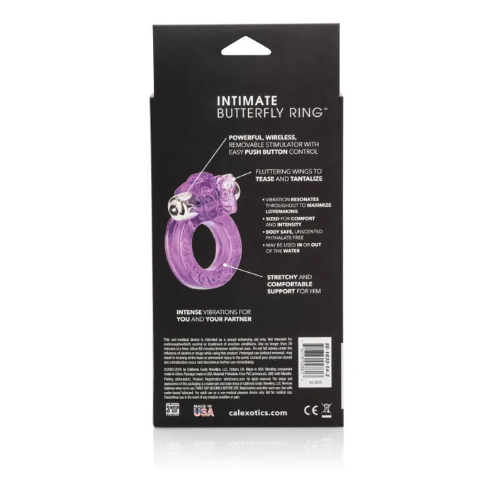 CalExotics Intimate Butterfly Ring Male Sex Toys CalExotics Intimate Butterfly Ring Male Sex Toys