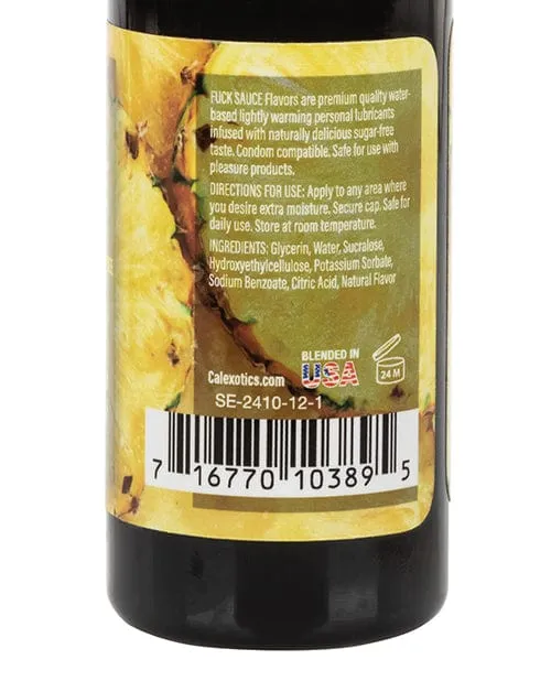 CalExotics Lubricants Fuck Sauce Water Based Personal Lubricant 2 Oz Pineapple