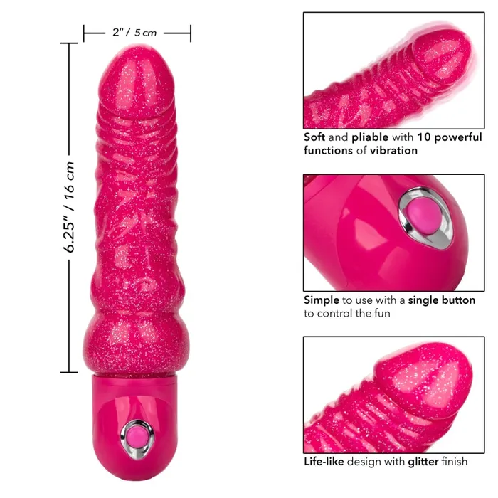 Calexotics Naughty Bits Lady Boner Bendable Personal Vibrator Vibrators Calexotics Naughty Bits Lady Boner Bendable Personal Vibrator Vibrators