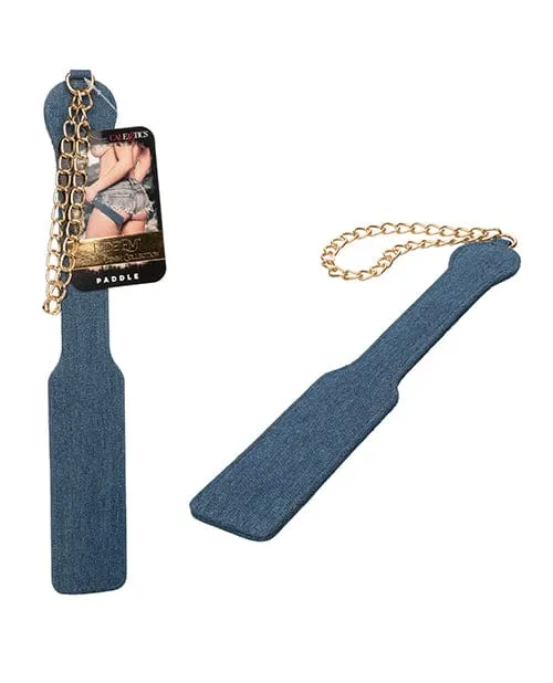 CalExotics Ride em Premium Denim Collection Paddle Vibrators