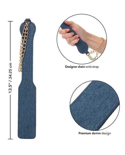 CalExotics Ride em Premium Denim Collection Paddle Vibrators