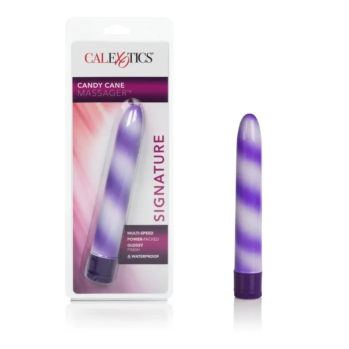 Candy Cane Massager Purple CalExotics Vibrators Candy Cane Massager Purple CalExotics Vibrators