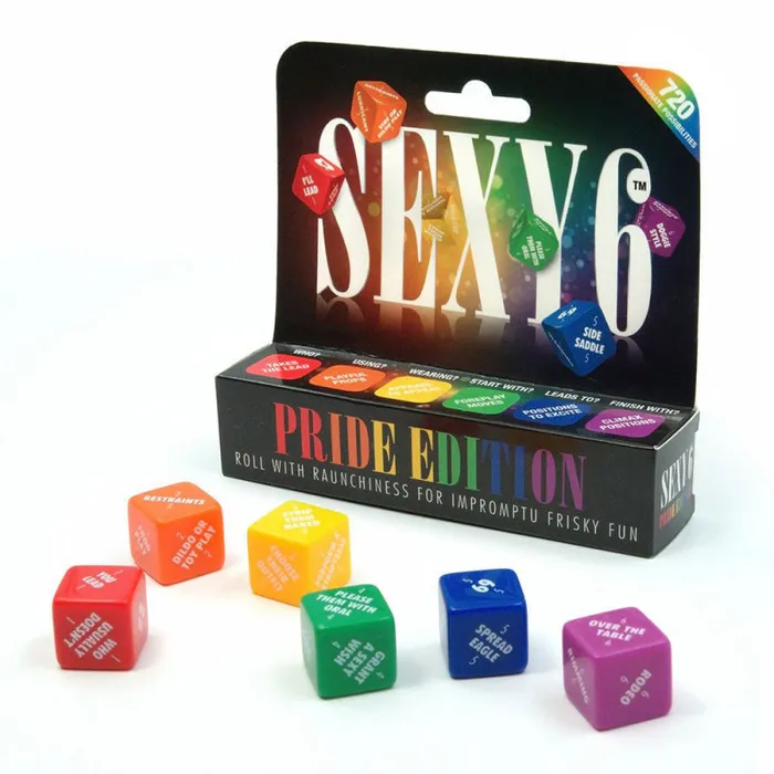Couples Creative Conceptions Sexy 6 Dice Pride Edition Couples Creative Conceptions Sexy 6 Dice Pride Edition