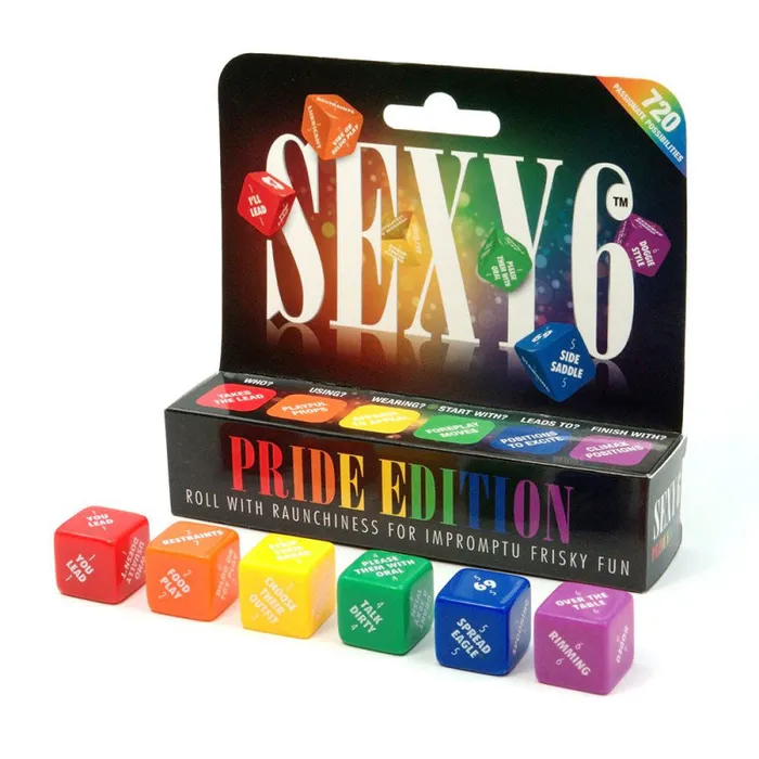 Couples Creative Conceptions Sexy 6 Dice Pride Edition Couples Creative Conceptions Sexy 6 Dice Pride Edition