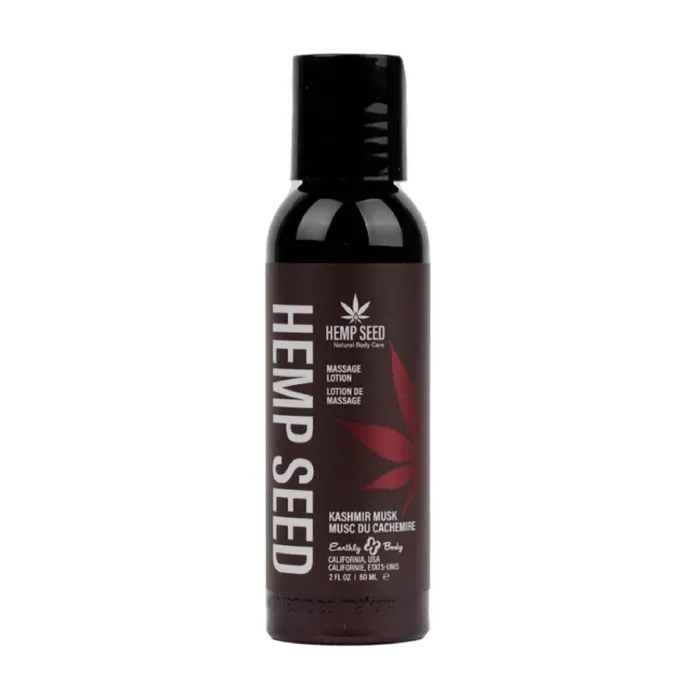 Couples Hemp Seed Massage Lotion Kashmir Musk 2 Oz Earthly Body