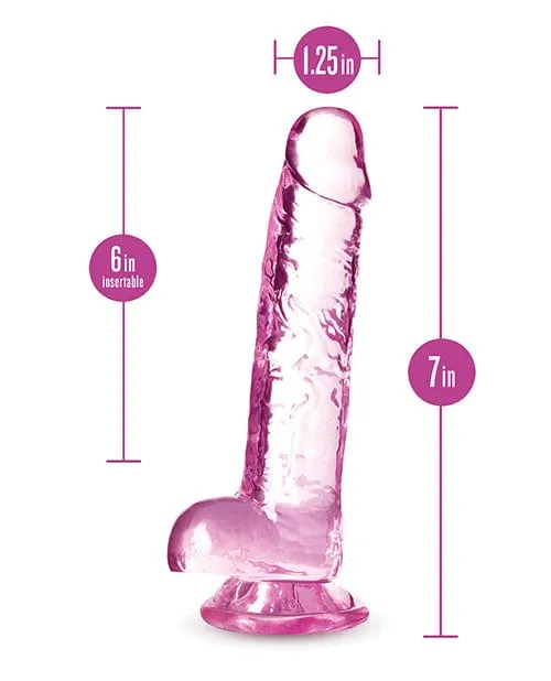 Dildos Blush Naturally Yours 7 Crystalline Dildo Blush Novelties Dildos Blush Naturally Yours 7 Crystalline Dildo Blush Novelties