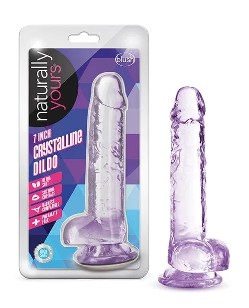 Dildos Blush Naturally Yours 7 Crystalline Dildo Blush Novelties Dildos Blush Naturally Yours 7 Crystalline Dildo Blush Novelties