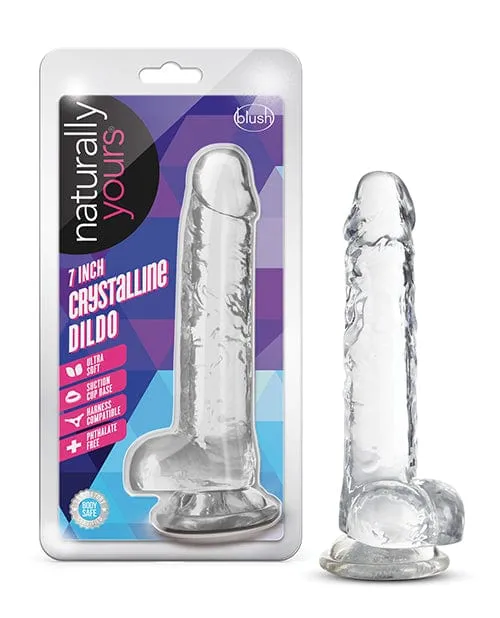 Dildos Blush Naturally Yours 7 Crystalline Dildo Blush Novelties Dildos Blush Naturally Yours 7 Crystalline Dildo Blush Novelties