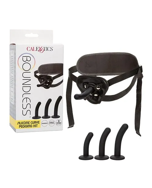 Dildos Boundless Silicone Curve Pegging Kit CalExotics