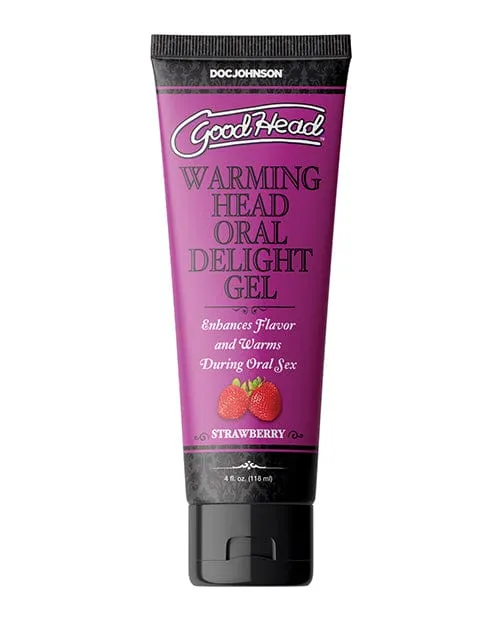 Doc Johnson Enhancers Goodhead Warming Oral Delight Gel 4 oz Doc Johnson Enhancers Goodhead Warming Oral Delight Gel 4 oz