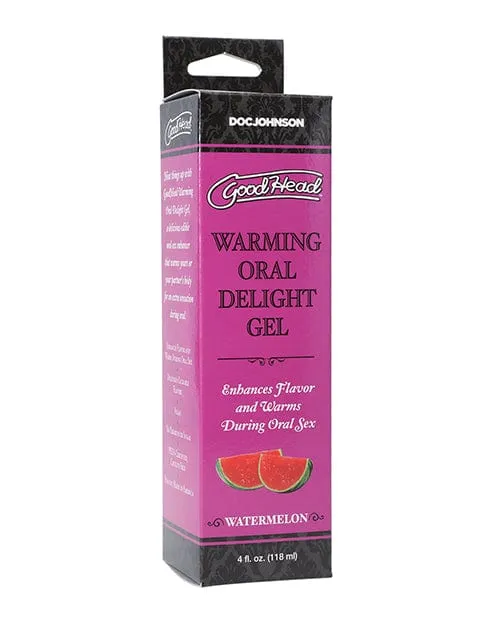 Doc Johnson Enhancers Goodhead Warming Oral Delight Gel 4 oz Doc Johnson Enhancers Goodhead Warming Oral Delight Gel 4 oz