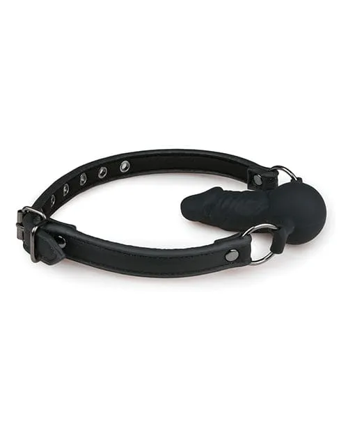 Easy Toys Dildos Easy Toys Ball Gag with Silicone Dong Black Easy Toys Dildos Easy Toys Ball Gag with Silicone Dong Black