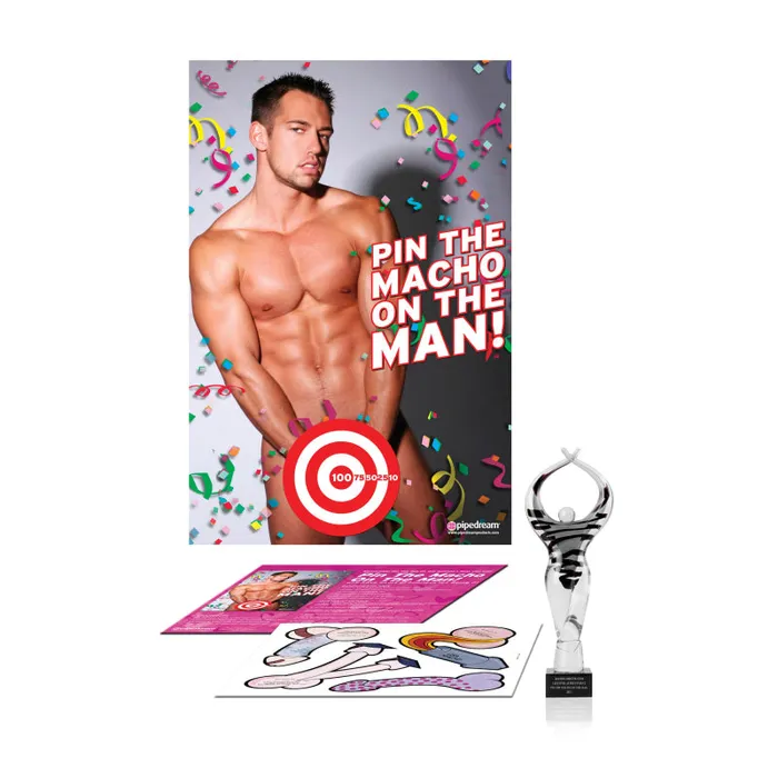 Female Sex Toys Bachelorette Party Favors Pin the Macho on the Man Pipedream Female Sex Toys Bachelorette Party Favors Pin the Macho on the Man Pipedream