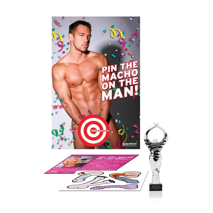 Female Sex Toys Bachelorette Party Favors Pin the Macho on the Man Pipedream Female Sex Toys Bachelorette Party Favors Pin the Macho on the Man Pipedream