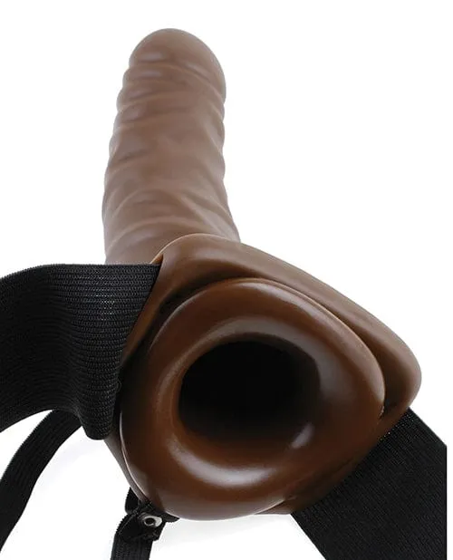 Female Sex Toys Pipedream Products Fetish Fantasy Series 8 Vibrating Hollow Strap On Brown Female Sex Toys Pipedream Products Fetish Fantasy Series 8 Vibrating Hollow Strap On Brown