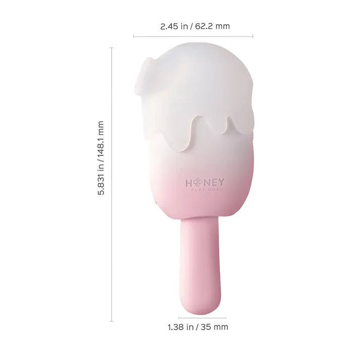 Honey Play Box Bite Me Sucking Tapping Vibrating Cream Pop Stimulator Honey Play Box Female Sex Toys