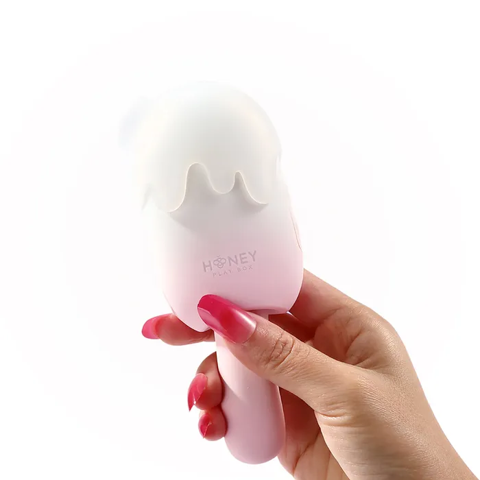 Honey Play Box Bite Me Sucking Tapping Vibrating Cream Pop Stimulator Honey Play Box Female Sex Toys