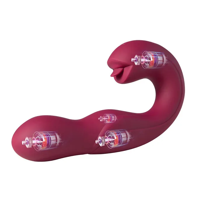 Honey Play Box Female Sex Toys Joi Rotating Head GSpot Vibrator Maroon