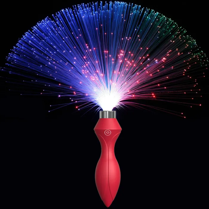 honeysx Female Sex Toys YcsLust 7 LED Luminous Plug Vibrator with 10 Vibration