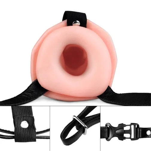 lovetoy Female Sex Toys 65 inches Vibration Unisex hollow Strap on Dildo