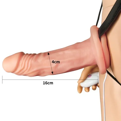 lovetoy Female Sex Toys 65 inches Vibration Unisex hollow Strap on Dildo