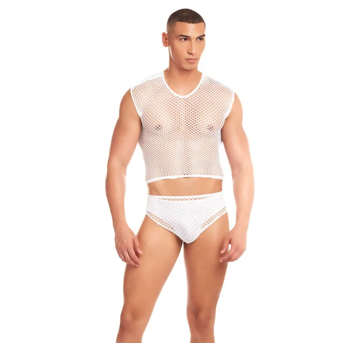 Male Sex Toys Pink Lipstick Net Flex 3pc Set Largexl White