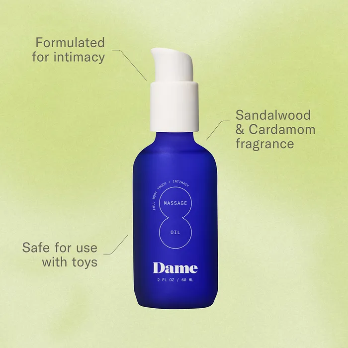 Massage Oil by Dame 2oz Dame Products Couples